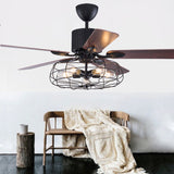 5 Blade Standard Ceiling Fan with Remote Control
