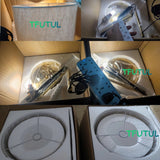 Modern Fabric Lampshade Led Floor Lamps Living Room Sofa Remote Control Dimmable Standing Lamp Bedroom Bedside Lights