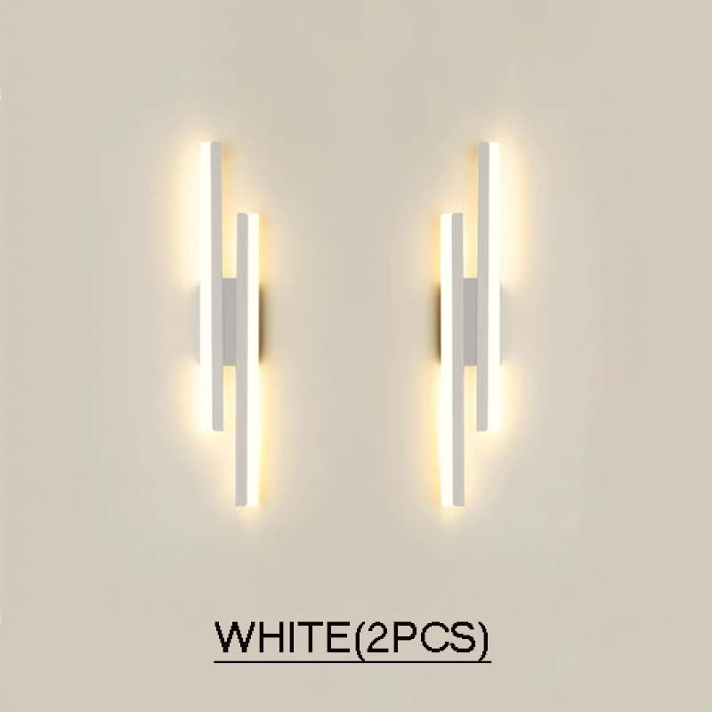 Modern Simple Led Wall Lamp Strip Light length 50cm 90-260V Bedroom Bedside Living Room Background Decoration Hotel Engineering