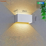 LED Waterproof 24W LED Wall Lamps Black/White Color Shell IP65 Waterproof Indoor Outdoor Lighting Aluminum Wall Light  arandela