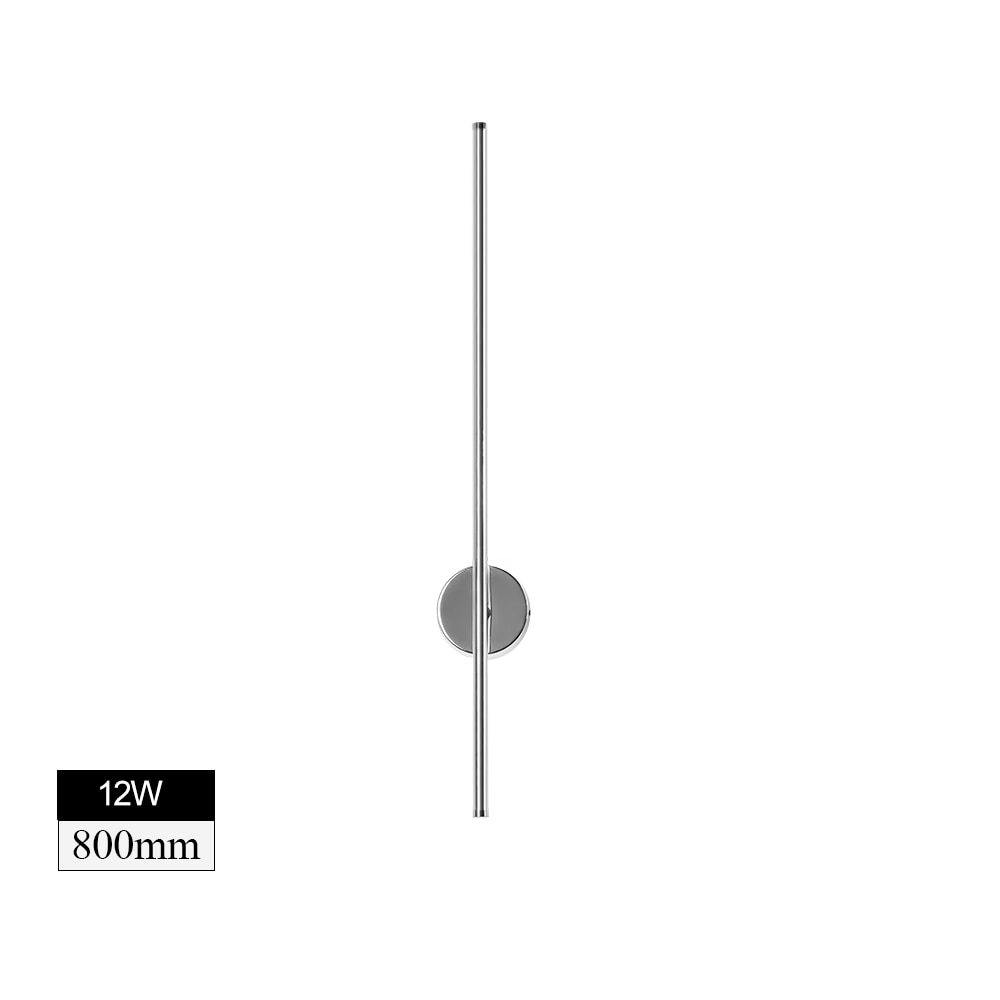 SEEDIQ Modern Led Wall Light Rotatable Black White Silver Wall Lamp AC85-265V Wall Sconce Light 100 120cm Long Wall Light