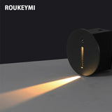 ROUKEYMI Waterproof Interior Sensor Staircase Light PIR Night Corner Led Footlight outdoor staircase light Sensor light
