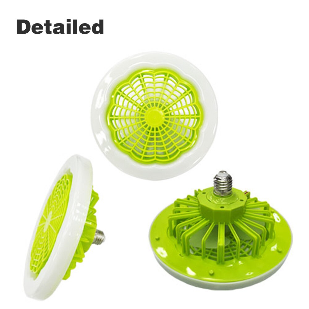 Electric Ceiling Fans with Light and Silent 30W E27 Base Led Ceiling Fan for Bedroom Home Household Kitchen
