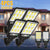 4PCS 2000LM Solar Led Light Outdoor Wall Lamp IP65 Waterproof With Motion Sensor for Home Patio Path Yard Pool Garden Lighting