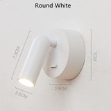 LED lampada Wall Light Project Led Indoor Lights Wall Lamps With Switch Dimming For Home Bedside Bedroom wall decor arts Sconce