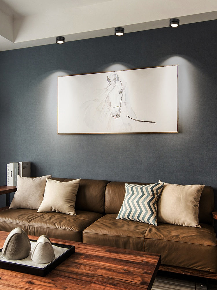 Spot LED Downlight Foldable Ceiling Spotlight 7W 10W 15W Surface Mounted Aluminum Ceiling Spots Lamp AC 85-265V  For Home