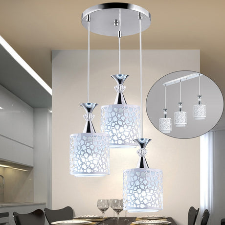 3 Head Modern Ceiling Light Hanging Pendant Lamp Dining Room Chandelier Fixture