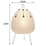 Noguchi Lamp Japanese Rice Paper Lamp 6000K Dimming Floor lamp Soft Light Bedside Lamp for Living Room Bedroom Decor