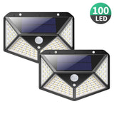 100LED Solar Charging High Performance Outdoor Courtyard Wall Lamp Solar Power Light Waterproof Solar Lamp Garden Decoration