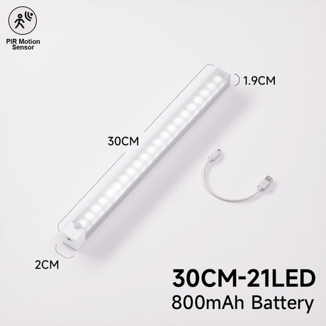 Plutus-Quinn LED Night Lights Wireless Motion Sensor Wall Light USB Rechargeable Kitchen Cabinet Corridor Night Lamp For Bedroom