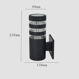 E27 Lights Lighting Outdoor Wall Light Waterproof Up Down Aluminum Garden Light Wall Lamp Corridor Lighting EU US