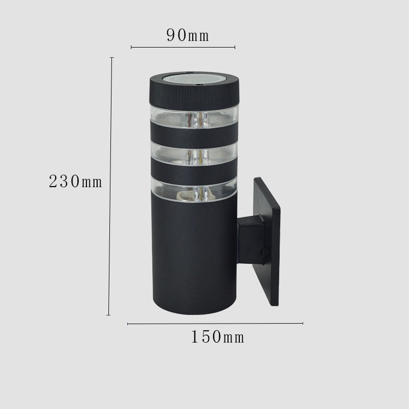 E27 Lights Lighting Outdoor Wall Light Waterproof Up Down Aluminum Garden Light Wall Lamp Corridor Lighting EU US