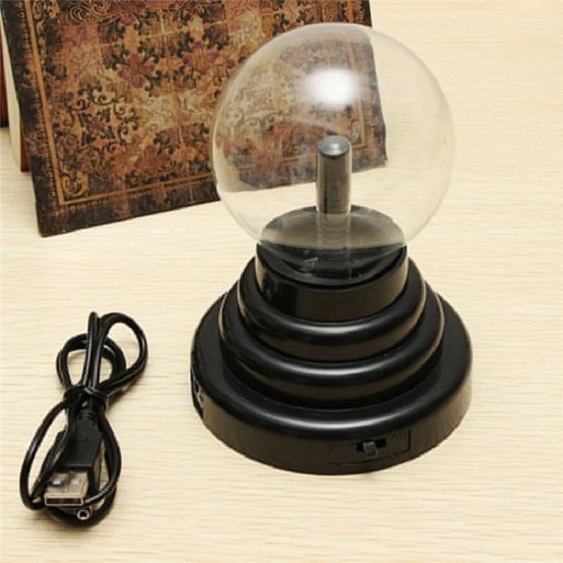 Novelty  Plasma Ball  Light   Touch Lamp Christmas  Kids Decor Gift  Magic Electrostatic  Lightning Ball  Air Purification  Lamp