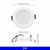 10pcs/lot Led Downlight 3W 5W 7W 9W 12W 15W 220V Recessed Ceiling Light 3/4/5 inch Round Led Panel Down Light Spotlight Lighting