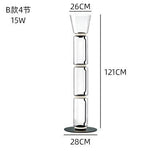Italy Design Heavy Glass LED Floor Lamps Nordic Light Modern Bright Stand Lighting for Living Room Bedroom lustre Decor Fixtures