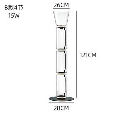 Italy Design Heavy Glass LED Floor Lamps Nordic Light Modern Bright Stand Lighting for Living Room Bedroom lustre Decor Fixtures