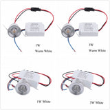 1W /3W LED White/Warm White AC 85-265V Mini Surface Mounted Light Led Downlight Jewelry Cabinet Lamp LED Mini Spotlight Lamp