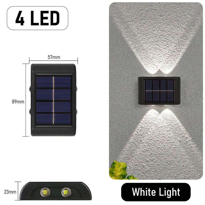 Solar Light Waterproof Solar Led Light Outdoor Sunlight Lamp for Garden Street Landscape Balcony Decor Solar Wall Lamp Outdoor