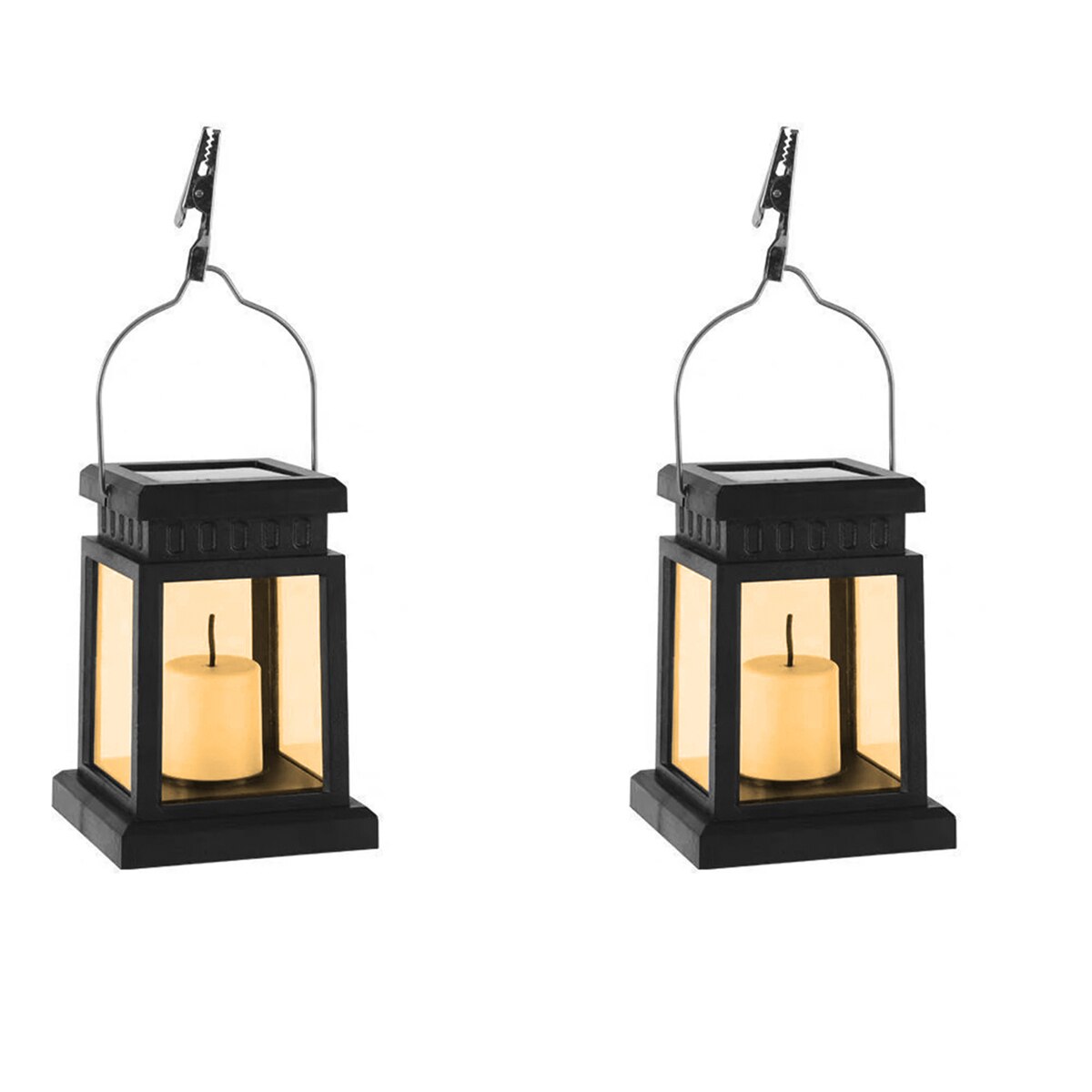 5pcs Solar Palace Lantern LED Lawn Lights Garden Decors Landscape Courtyard Outdoor Hanging Candle Lamps Floor Lights Navida