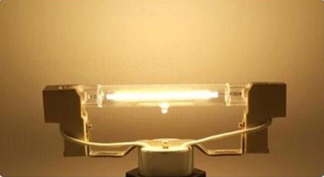 High Power LED R7s COB Glass Tube 118mm J118 78mm J78 COB Light Bulb AC1110V 120V 130V 220V 230V 240V Home Replace Halogen Lamp