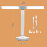 Xiaomi Youpin Reading Lamp LED Desk Lamp USB Charging Port Warm White Light Adjustable Brightness MultiAngle Switching Home Lamp