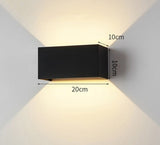 Magdalyn Outdoor Wall Lamp Aluminum Home Decoration Porch Sconce Up Down Building Fixtures  Nordic Interior Waterproof Led Light