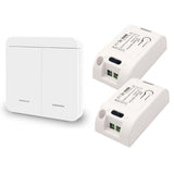 433Mhz wireless Wall Switch RF 86 wall panel transmitter Safety Switch and AC 110V 220V relay interrupter for Light Lamp