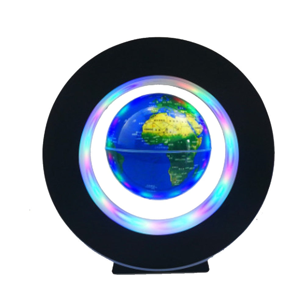 Levitating Lamp Magnetic Levitation Globe LED World Map Rotating Globe Lights Bedside Lights Home Novelty Floating Lamp Gifts