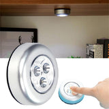 Wardrobe Bedroom Stairs Mini LED Touch Control Night Light Kitchen Wireless LED Cabinet Light Battery Powered Closet Wall Light