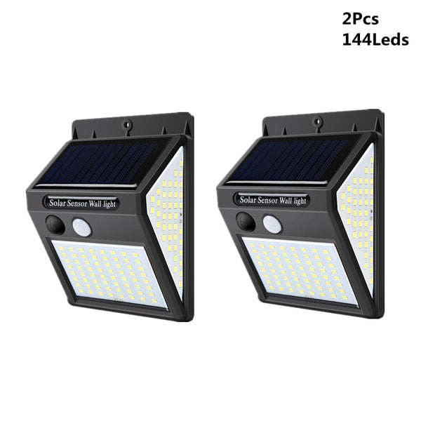 Solar Led Light Outdoor Lamp PIR Motion Sensor LED Wall Lights Sconce