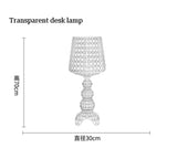 Italy Design Kartell Kabuki Table Lamps Acrylic Desk Lights Art Decor LED Standing Light Living Room Bedroom Hollow Floor Light