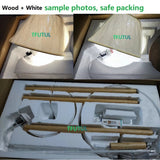 Nordic Wood Floor Lamps Modern Simple Creative Living Room LED Standard Light Tea Table Iron Sofa Lamp Home Decor