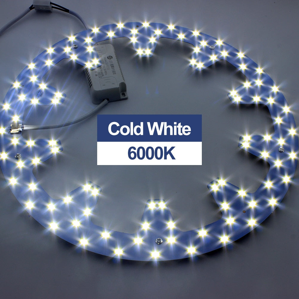 Led Module 220v Led Ceiling Light Replacement Panel Led Light 18W 24W 30W 36W 40W 50W Round Module For Ceiling Lamp Ceiling Fan