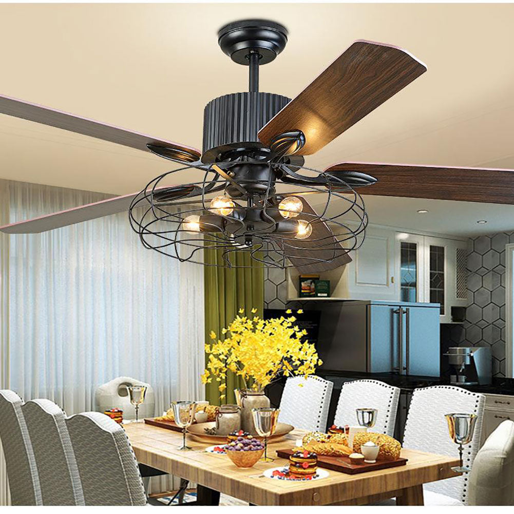 5 Blade Standard Ceiling Fan with Remote Control