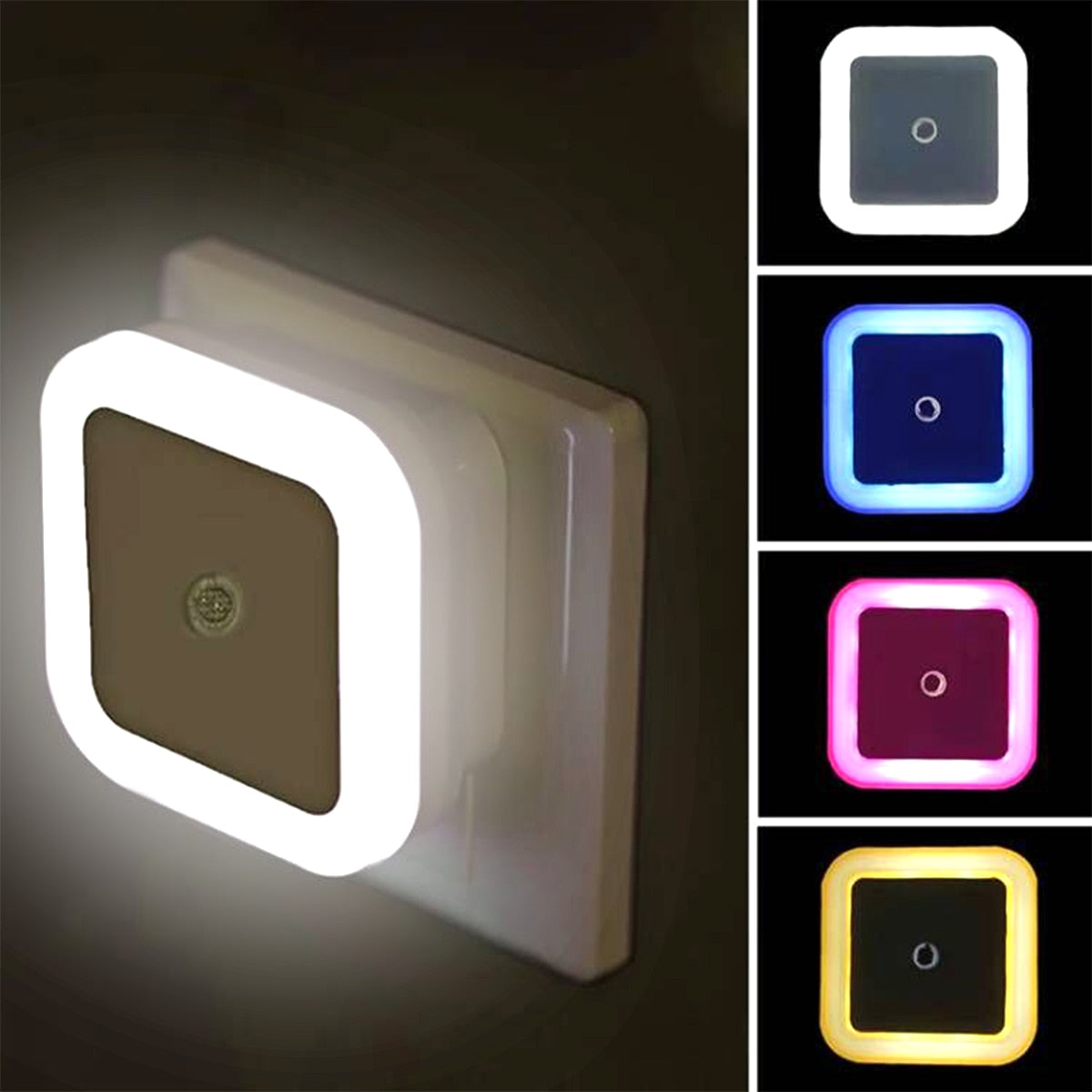 Wireless LED Night Light Sensor Lighting Mini EU US Plug Nightlights Lamp For Children Room Bedroom Decoration Lights Lighting