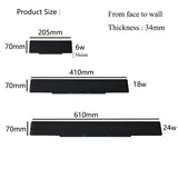 Modern Wall Sconce Up and Down Wall Lamps Aluminium LED Wall Lights Indoor Wall Lamp AU03