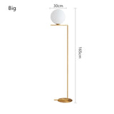 Nordic Glass Ball Table Lamp Modern LED floor lamp for Living Room Deauty Sofa Light Bedroom Bedside Lustre industrial desk lamp