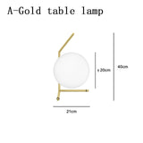 Modern Glass Ball floor lamps table lamp night light Nordic Simple Bedside Desk Home Decor LED Lustre Chandelier Light Lamparas