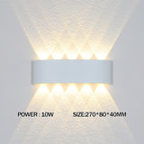 2W 4W 6W 8W 10W 12W  LED Wall Light Outdoor Waterproof Modern Nordic style Indoor Wall Lamps Living Room Porch Garden Lamp