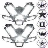 E27 LED Bulb Fan Blade Timing Lamp AC85-265V 180W Foldable Led Light Bulb Lampada For Home Ceiling Light With Remote Controller