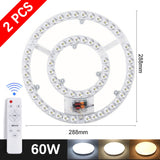 Led Panel Board Round Led Module Ceiling Lights Dimmable Panel 220V replacement Led For circle Lamp Ceiling Fan light magnet fix
