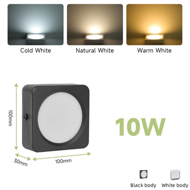 Downlight Ceiling LED 220V Home Spot Lamp Down Lights Led Mini Surface Mounted Circular Lighting Fixture Room Kitchen Spot Light