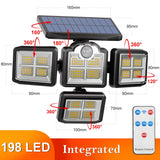  LED Solar Lights Outdoor Motion Sensor Human Induction Adjustable head IP65 Waterproof Solar Power Wall Lamp