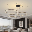 Modern Led Ceiling Chandelier Circular Ring Chandelier Living Bedroom Dining Room Lighting Home Indoor Lighting Decors Chandelier