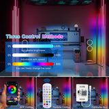 RGB LED Floor Lamp Bedroom Bedside Decoration Corner Floor Lamp WIFI Bluetooth App and Remote Control Indoor Atmosphere Lamp