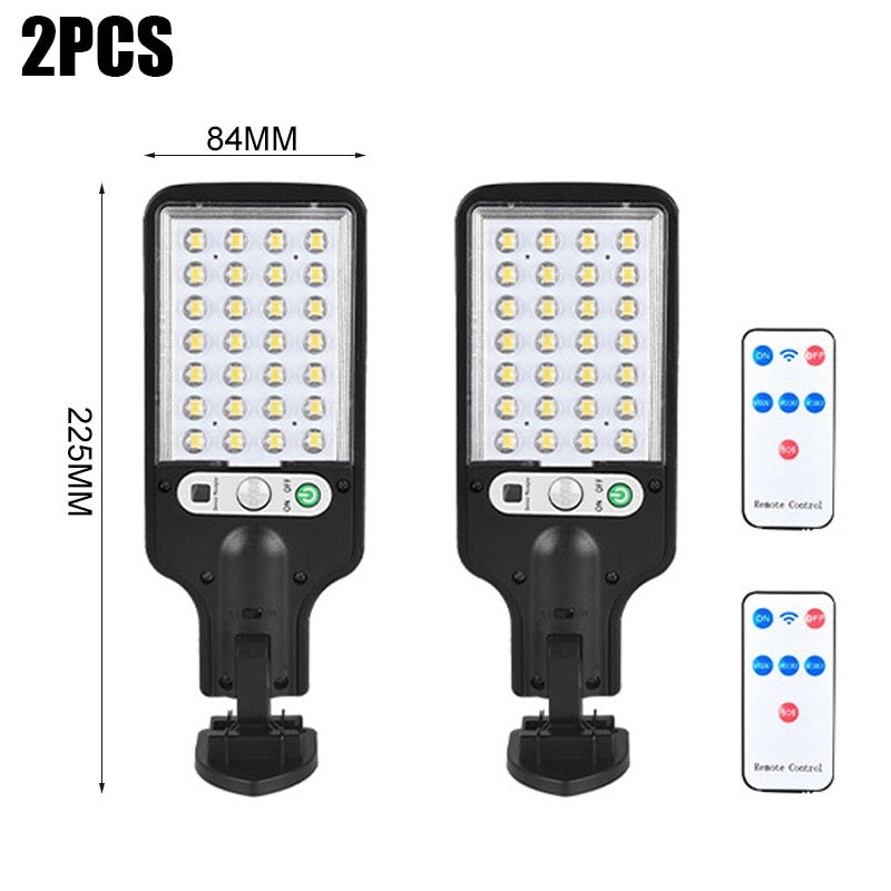 4PCS 2000LM Solar Led Light Outdoor Wall Lamp IP65 Waterproof With Motion Sensor for Home Patio Path Yard Pool Garden Lighting