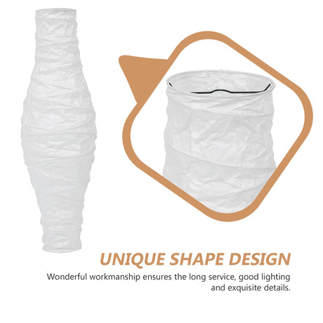 Lamp Shade Paper Floor Shades Light Lampshade Cover Lamps Lanterns Rice Style Chandelier Nordic Replacement Standing Table White