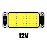 54LED 12-24V Car Reading LED Night Strip Light Interior Light Ceiling Lamp with On/Off Switch for Van Lorry Truck Camper Boat