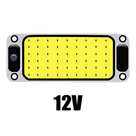 54LED 12-24V Car Reading LED Night Strip Light Interior Light Ceiling Lamp with On/Off Switch for Van Lorry Truck Camper Boat