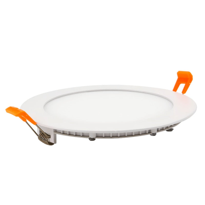 Ultra Thin LED Downlight Round Panel Light 3W 6W 9W 12W 15W 18W 24W Recessed Ceiling Light Suitable for Office, Supermarket